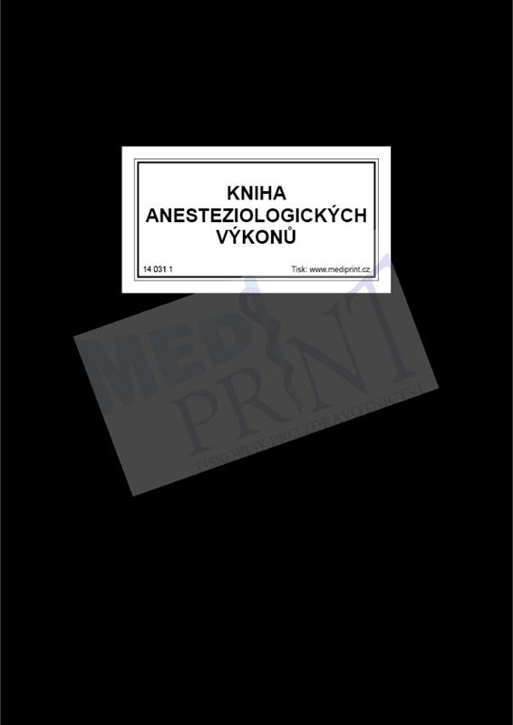 Kniha anesteziologických výkonů A4