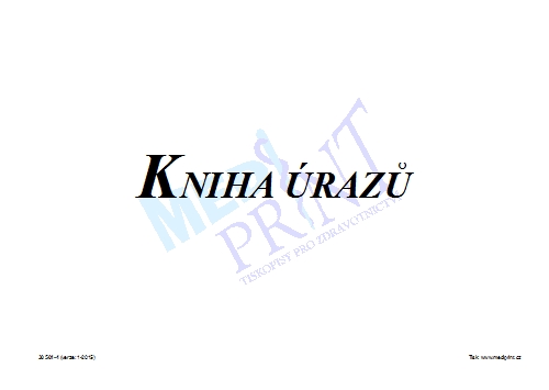 Kniha úrazů